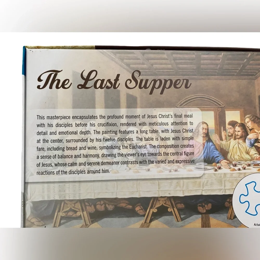 MasterPieces - Inspirational - The Last‎ Supper 1000 Piece Jigsaw Puzzle